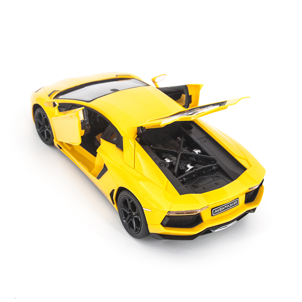 Радиоуправляемая машина MZ Lamborghini Aventador LP700 Yellow 1:14,  открываюся двери и капот - MZ-2225J-Y