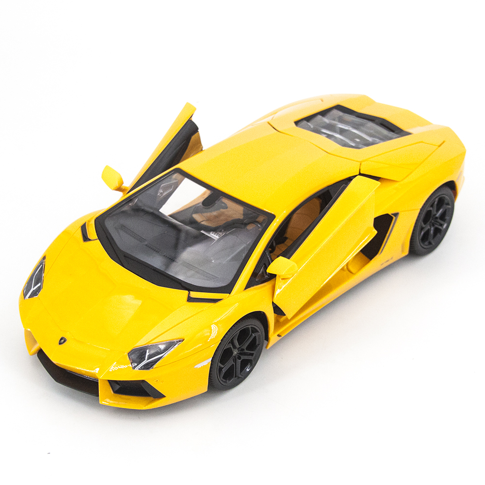 Радиоуправляемая машина MZ Lamborghini Aventador LP700 Yellow 1:14,  открываюся двери и капот - MZ-2225J-Y