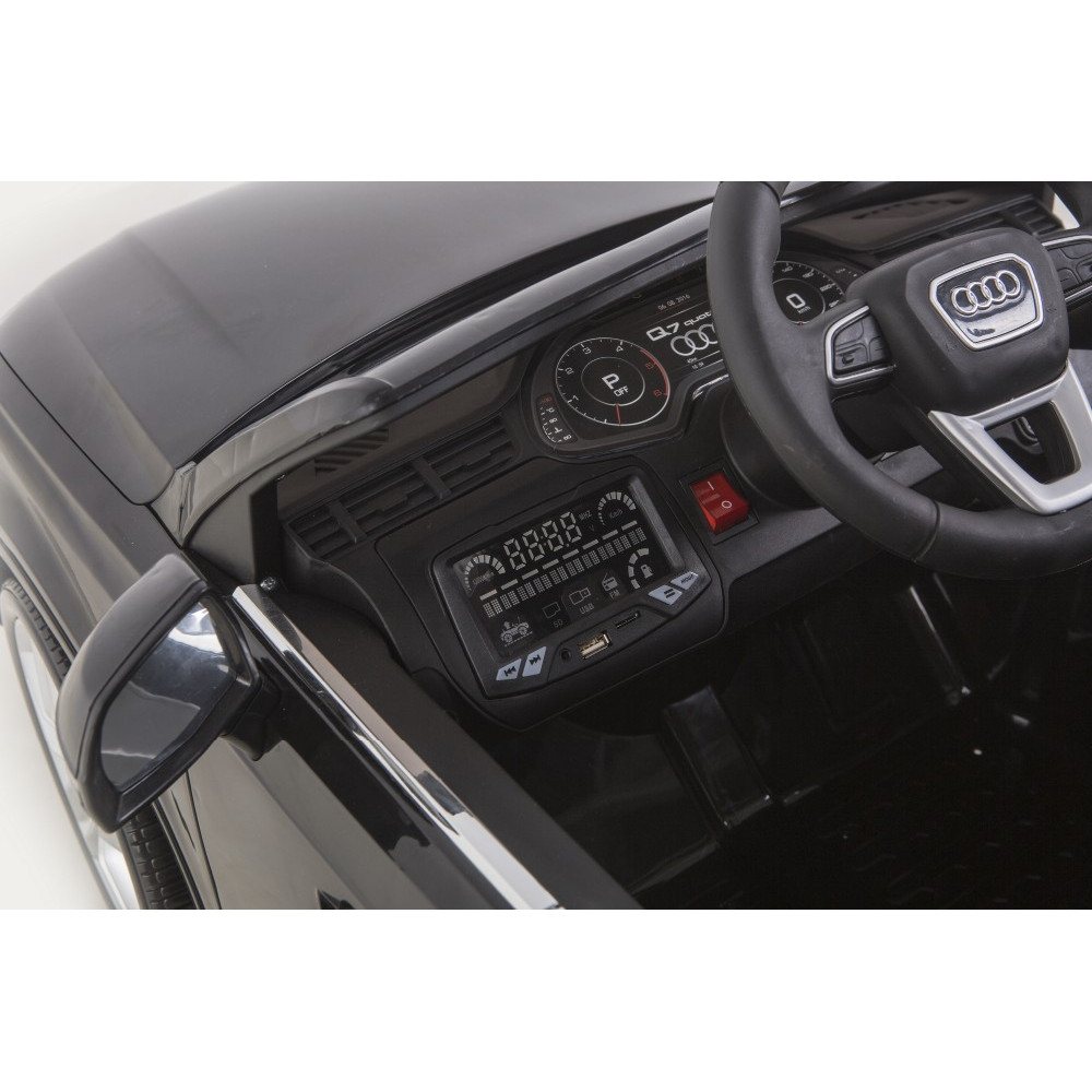 Детский электромобиль Audi Q7 LUXURY 2.4G - Black - HL159-LUX-B с пультом
