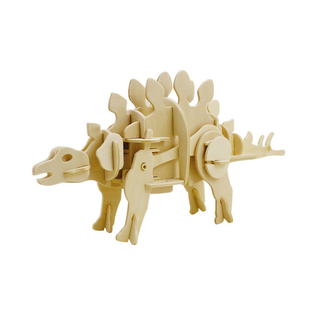 Деревянный конструктор, звуковой контроль для движения D-LEX Стегозавр - EL-D440