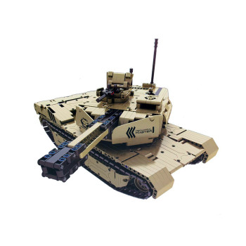 Радиоуправляемый электромеханический конструктор QiHui танк, стреляющий пульками  - QH9801