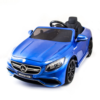 Детская машина Mercedes Benz S63 LUXURY Blue - HL169-LUX