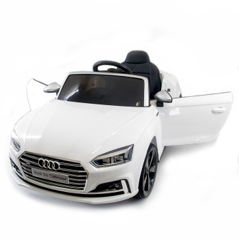 Детская машина Audi S5 Cabriolet LUXURY 2.4G - White - HL258-LUX-W