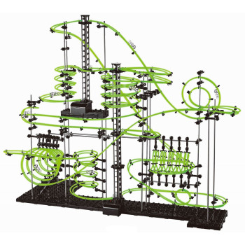 Динамический конструктор Космические горки, новая серия, светящиеся рельсы, уровень 7 - 233-7G