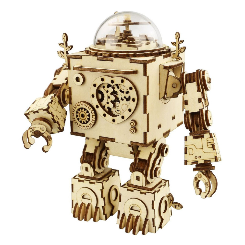 Деревянный 3D конструктор - музыкальная шкатулка Robotime 
