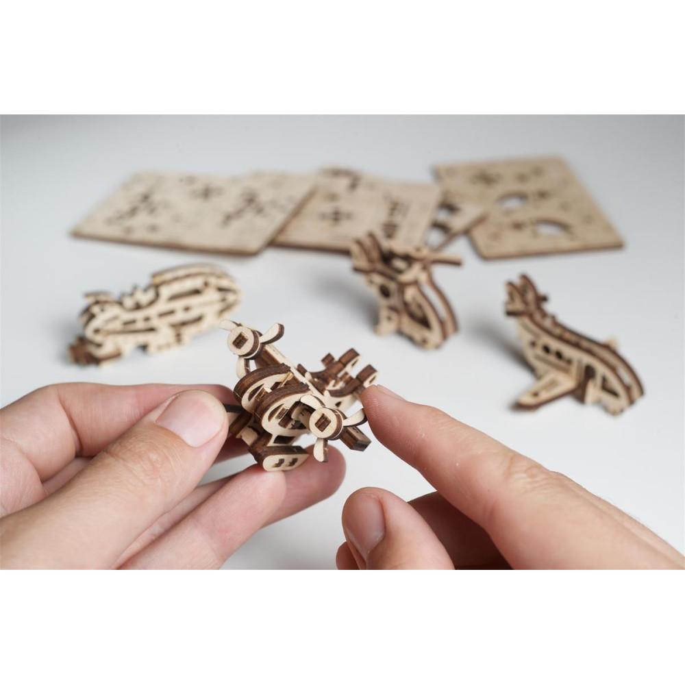 Деревянный 3D пазл Фиджет Ugears 