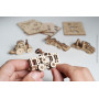 Деревянный 3D пазл Фиджет Ugears 
