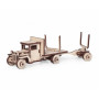 Конструктор 3D деревянный подвижный Lemmo Грузовик ЗИС 5В с роспуском - 00-84