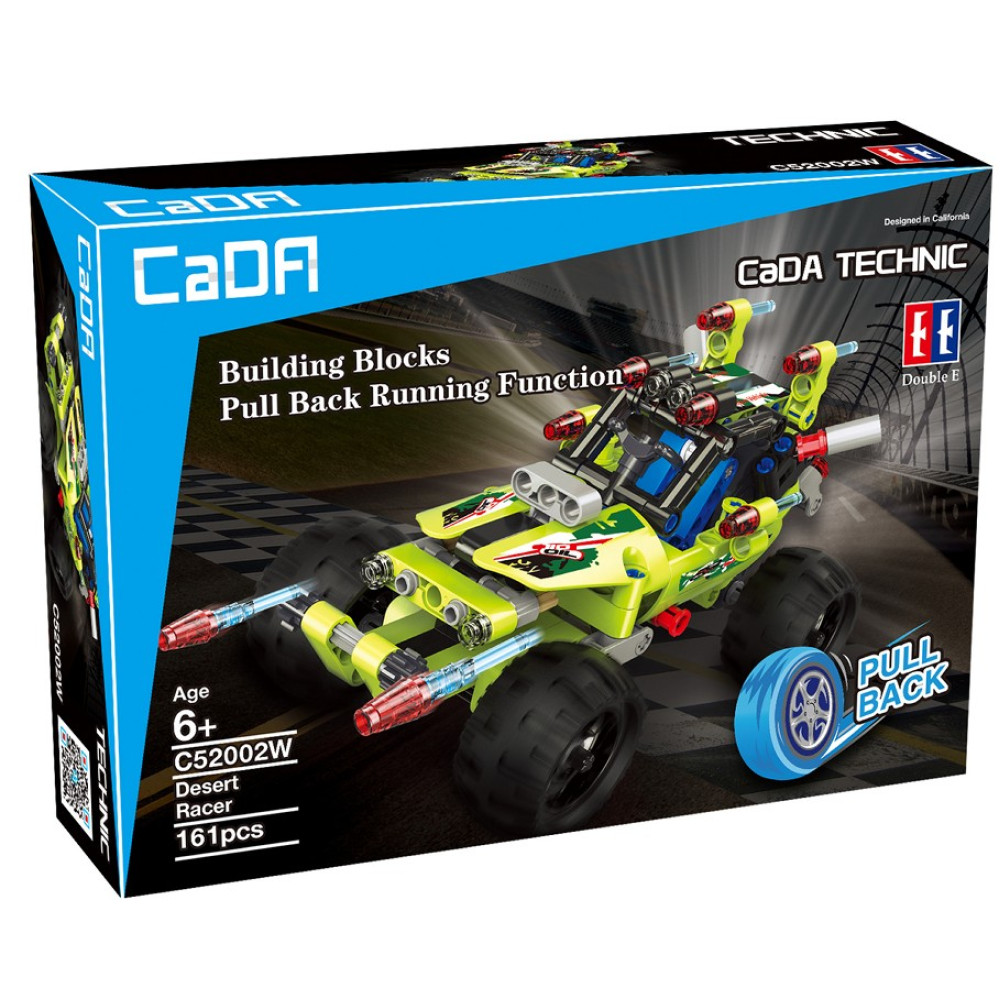 Конструктор Double E Cada Technics, багги, 161 деталь, инерционная модель - C52002W