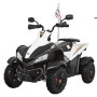Детский электроквадроцикл Dongma ATV White 12V с кожаным сиденьем - DMD-268A-LUX-W