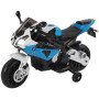 Детский электромотоцикл BMW S1000PR Blue 12V - JT528-BLUE