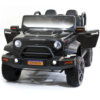 Электромобиль Jeep Hunter Black с полным приводом - CH9938