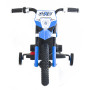 Детский кроссовый электромотоцикл Qike TD Blue 6V - QK-3058-BLUE