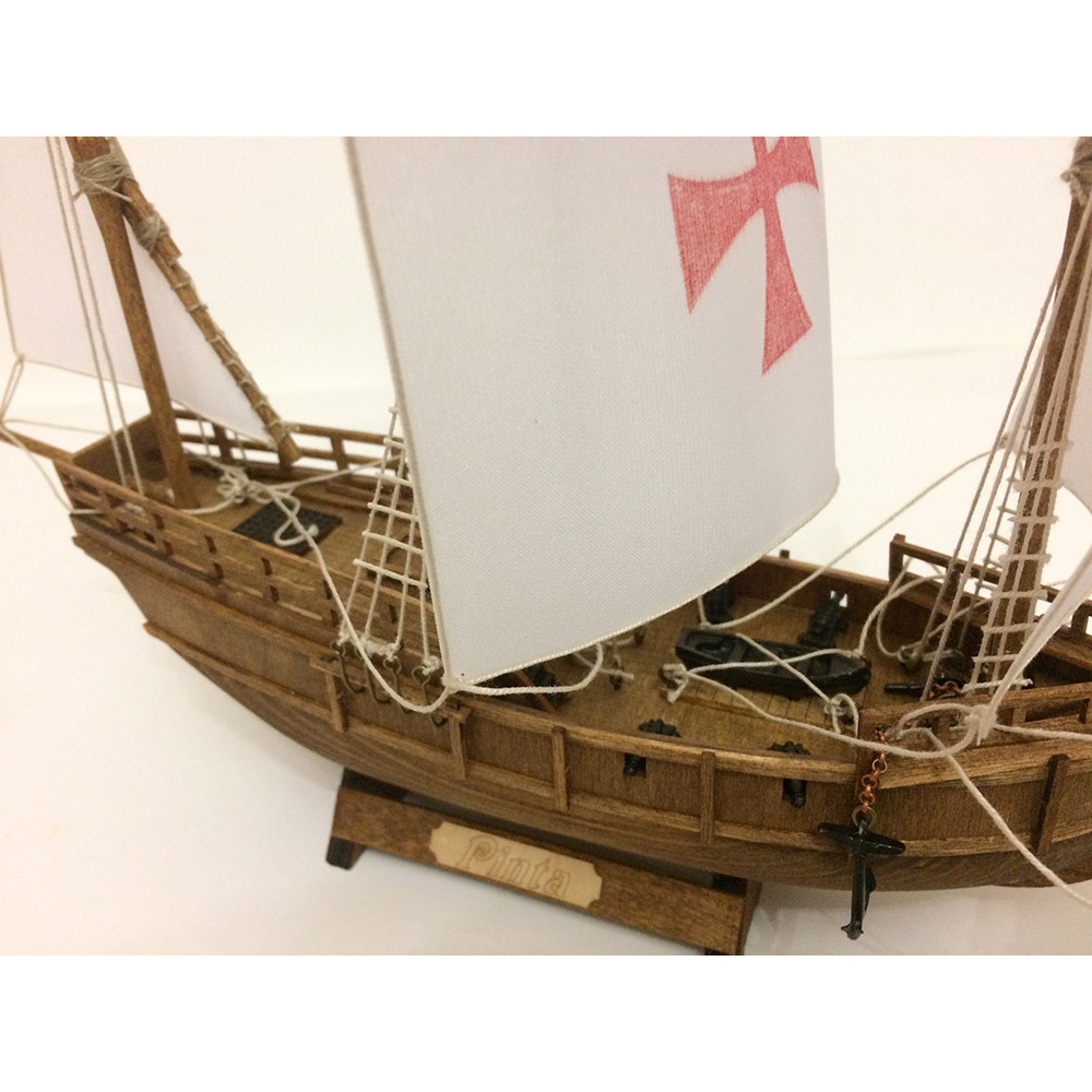 Конструктор из дерева корабль КАРАВЕЛЛА Pinta с инструментами - K10N