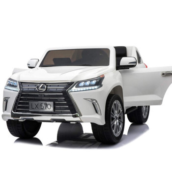 Электромобиль Lexus LX570 DK-LX570-WHITE, полный привод, пульт ДУ