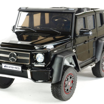 Детский двухместный электромобиль Mercedes Benz G63 6x6 4WD - ABL1801-BLACK-PAINT