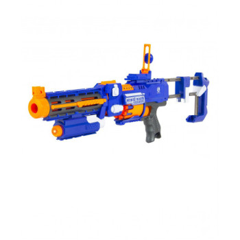 Автомат "BlazeStorm" с мягкими пулями на батарейках + лазер - 7056