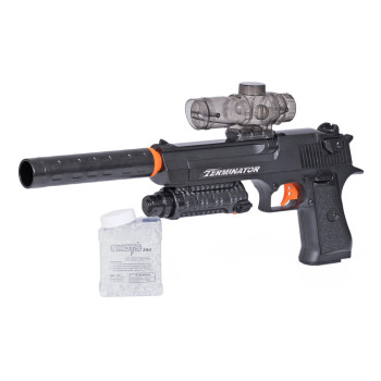 Пистолет с гелевыми пулями (аккумулятор, чемодан) - D1A-1