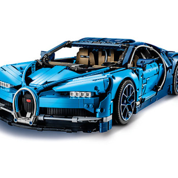 Конструктор Lepin 20086 Bugatti Chiron (синий) - Technic 42083