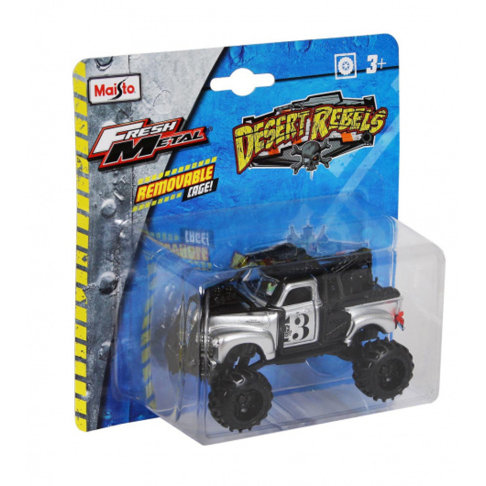 Металлическая модель Maisto FM Desert Rebels Chevrolet 3100 1953 Silver 1:32 - 25208