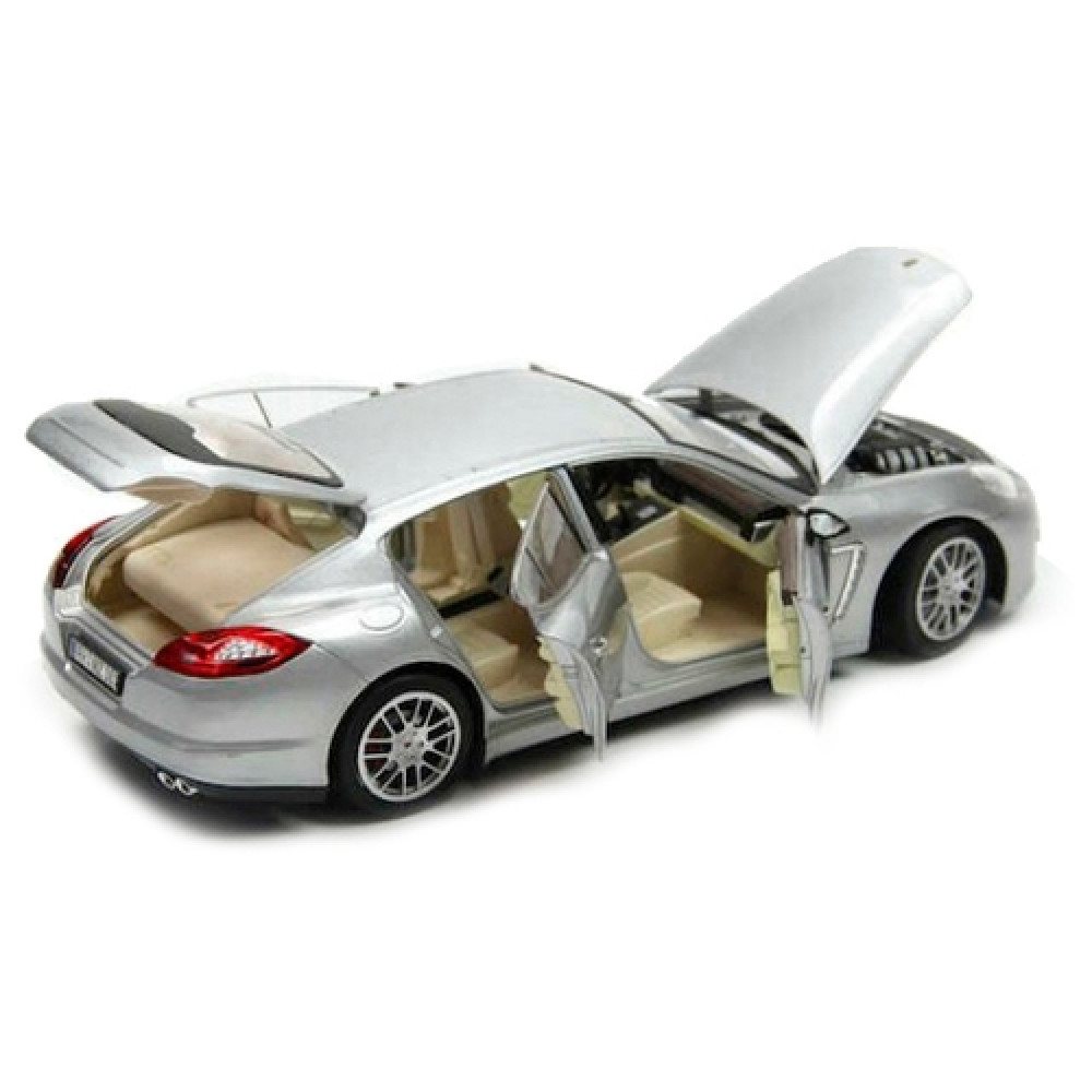 Металлическая модель машины Porsche Panamera Silver 1:18 - MZ-2017A