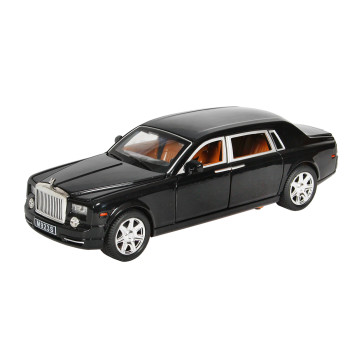 Металлическая модель Rolls-Royce Phantom Black 1:24 (свет, звук, инерция) - M923S-6