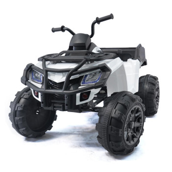 Детский полноприводный квадроцикл Grizzly Next White 4WD с пультом управления 2.4G - BDM0909