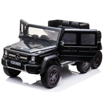 Детский шестиколесный электромобиль Merсedes-Benz G63 AMG Black 4WD - DMD-318-BLACK-PAINT