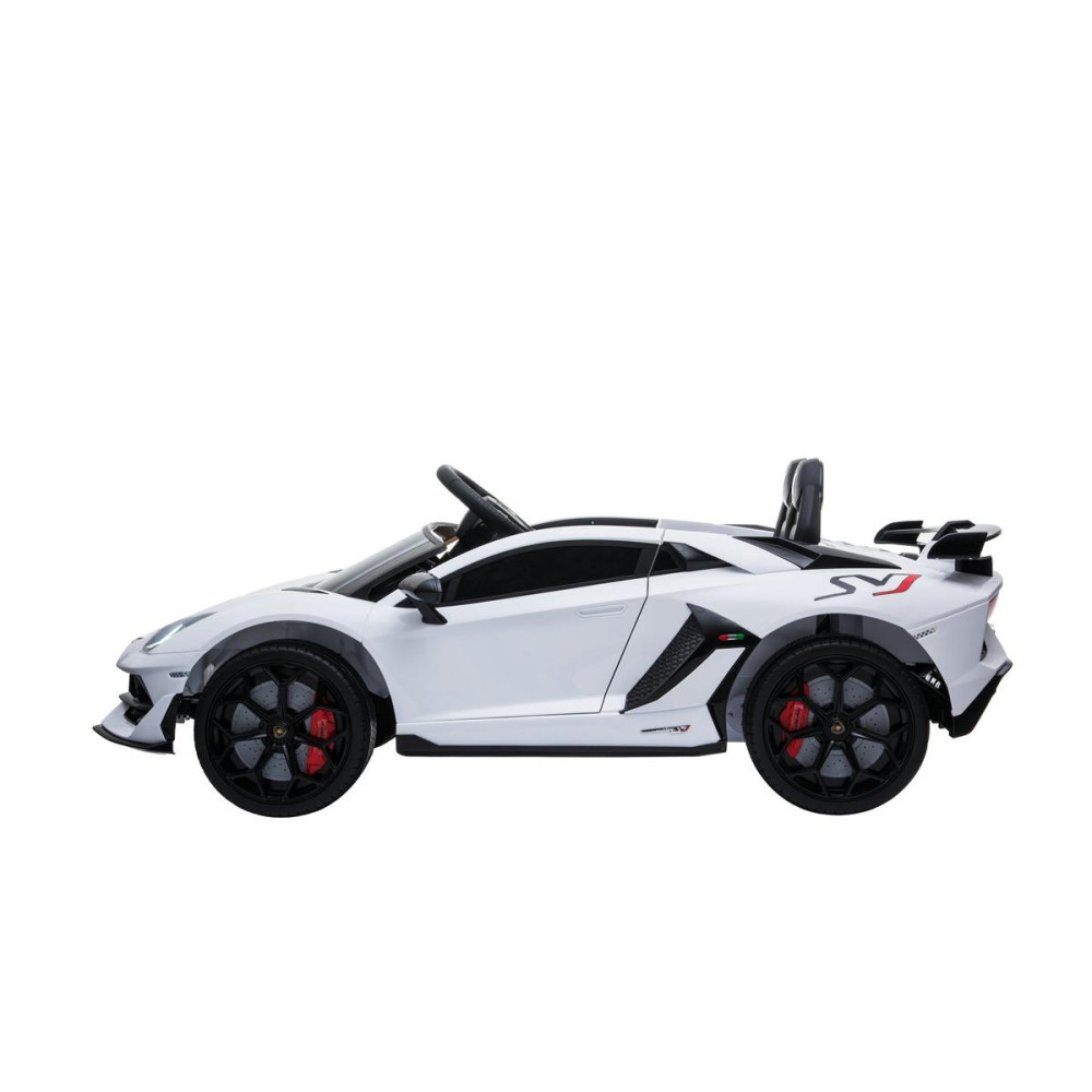Электромобиль Lamborghini SVJ 12V - WHITE - HL328