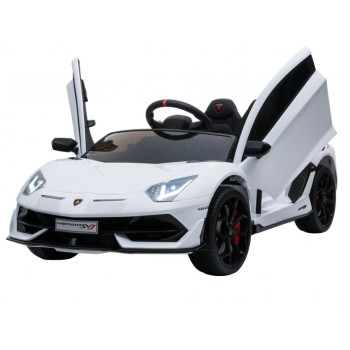 Электромобиль Lamborghini SVJ 12V - WHITE - HL328