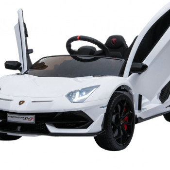 Электромобиль Lamborghini SVJ 12V - WHITE - HL328