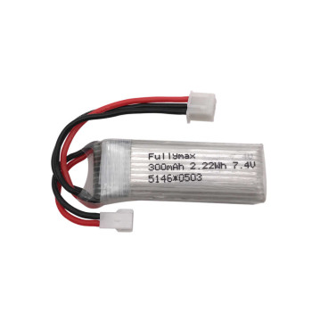 Аккумулятор LiPo Fullymax 7.4 В 300 мАч A600 (DHC-2 Beaver) - XK-A600-011