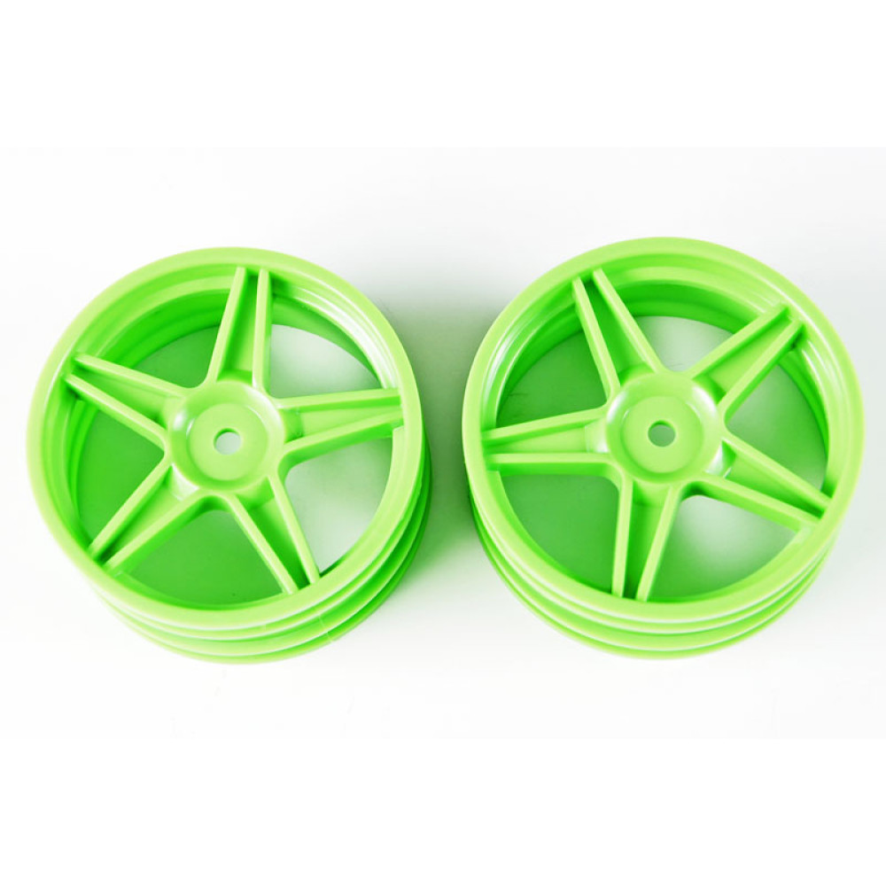 Диски пластиковые (2 штуки, перед, зеленые) - HSP06008P