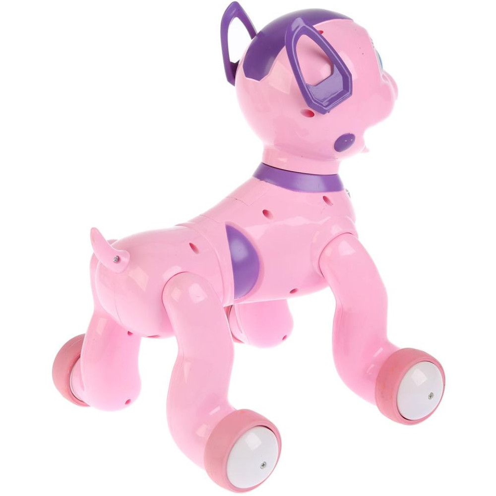 Розовый собака игрушка. ZYB-b2997-5. Интерактивная игрушка Zhorya собака. Радиоуправляемая собачка далматинец, белый - ZYB-b2997-4. Робот собака далматинец розовая.