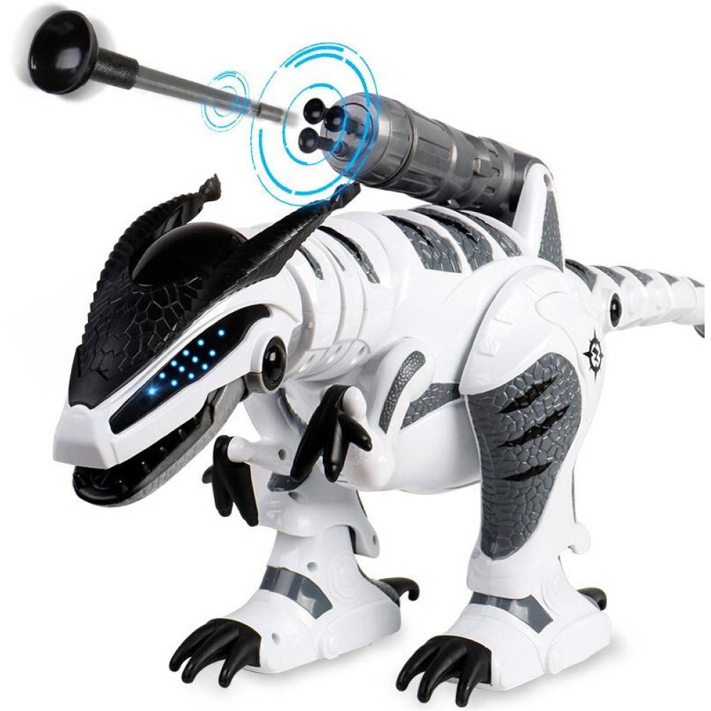 Интерактивный робот игрушка динозавр с пультом и подсветкой