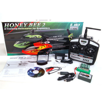 Радиоуправляемый вертолет E-sky Honey Bee V2 - 2.4G - 002435