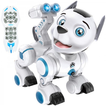 Робот-собака "Дружок" (сенсорные датчики, программируется, свет, звук, лай) - ZYB-B2856