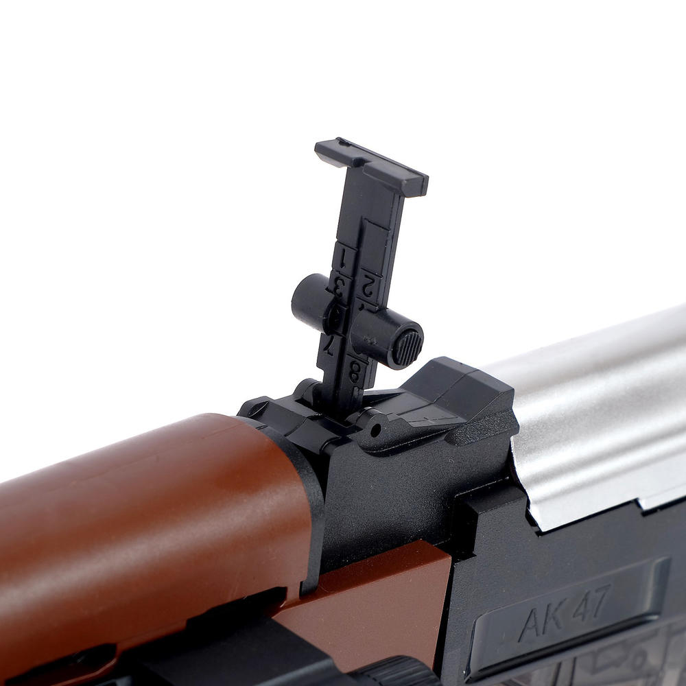 Автомат AK-47 с гелевыми пулями на аккумуляторе (2 режима стрельбы + лазер) - A47N