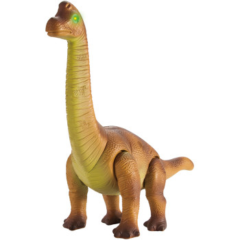 Радиоуправляемый динозавр - Брахиозавр (44 см, коричневый, свет, звук) - RUI-9984-BROWN