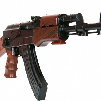 Автомат AK-47 с пружинным механизмом (88 см, пневматика) - 0808A