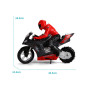 Радиоуправляемый мотоцикл (дрифт, GYRO, 1:6) 2.4G - HC-801-RED