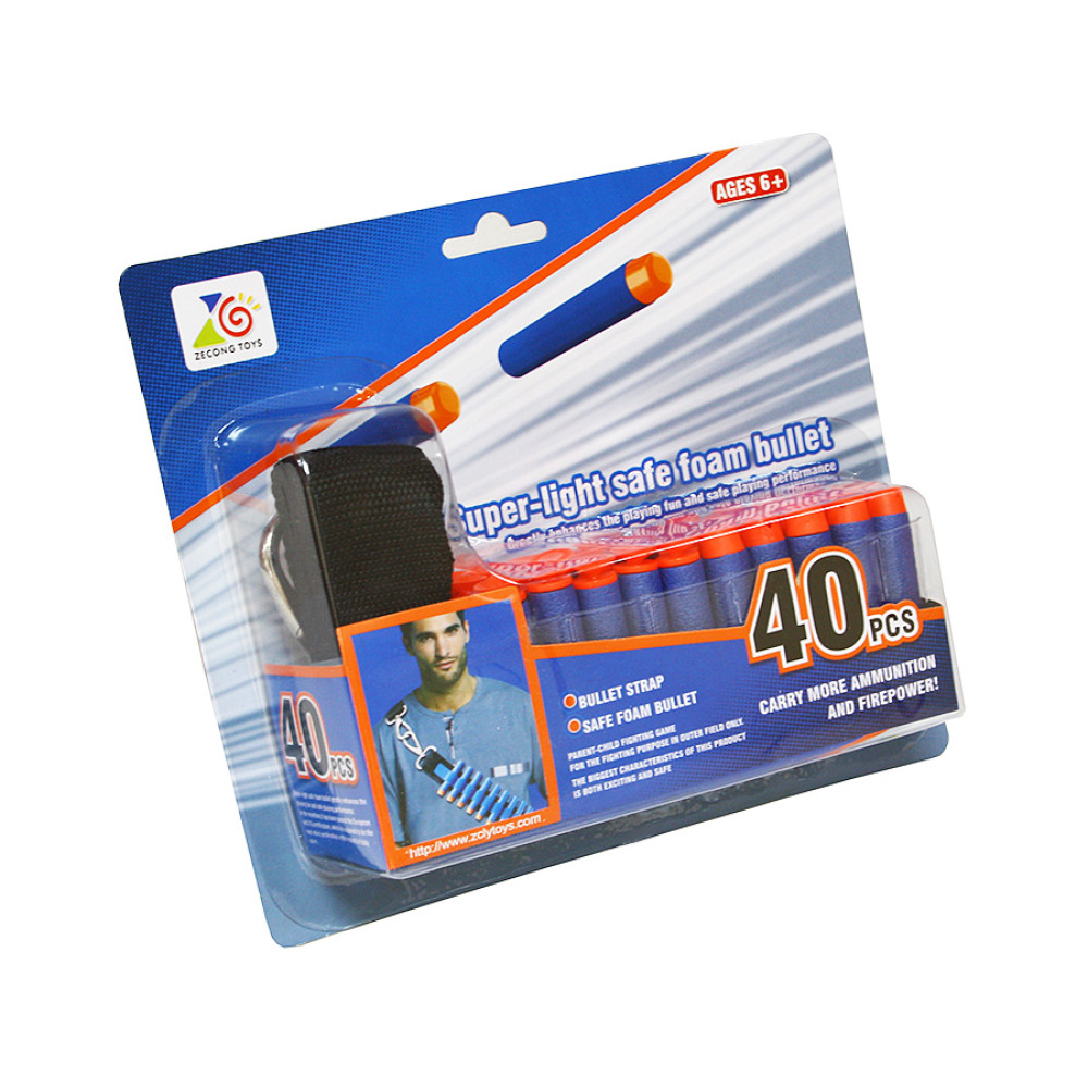 Комплект BlazeStorm (40 мягких пуль + пояс) - ZC0340