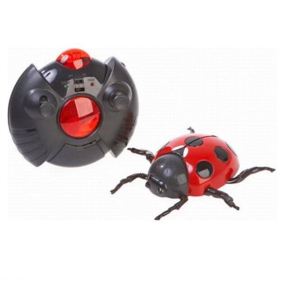 Божья коровка, ползающая по стенам (15 см, на пульте, USB-зарядка) - 866-2
