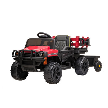 Электромобиль Bettyma квадроцикл с прицепом 2WD 12V - BDM0926-RED