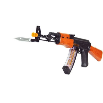 Автомат АК-47 (64 см, свет, звук, на батарейках) - AK838-1