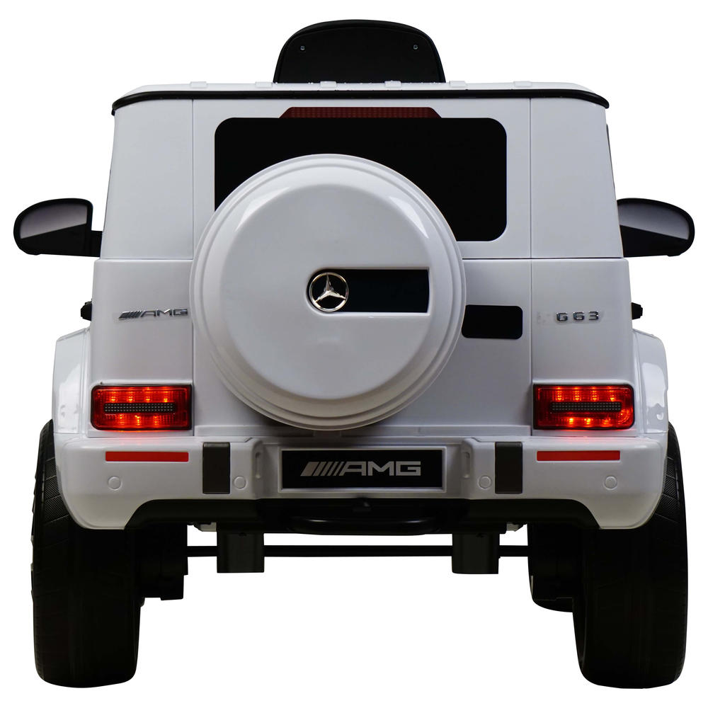 Детская машина Mercedes-Benz G63 AMG 12V с высокой дверью - BBH-0002H-WHITE