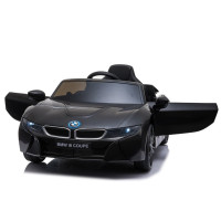 Детский электромобиль BMW i8 Coupe 12V - JE1001-BLACK-PAINT