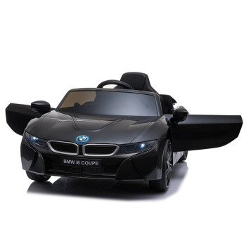 Детский электромобиль BMW i8 Coupe 12V - JE1001-BLACK-PAINT