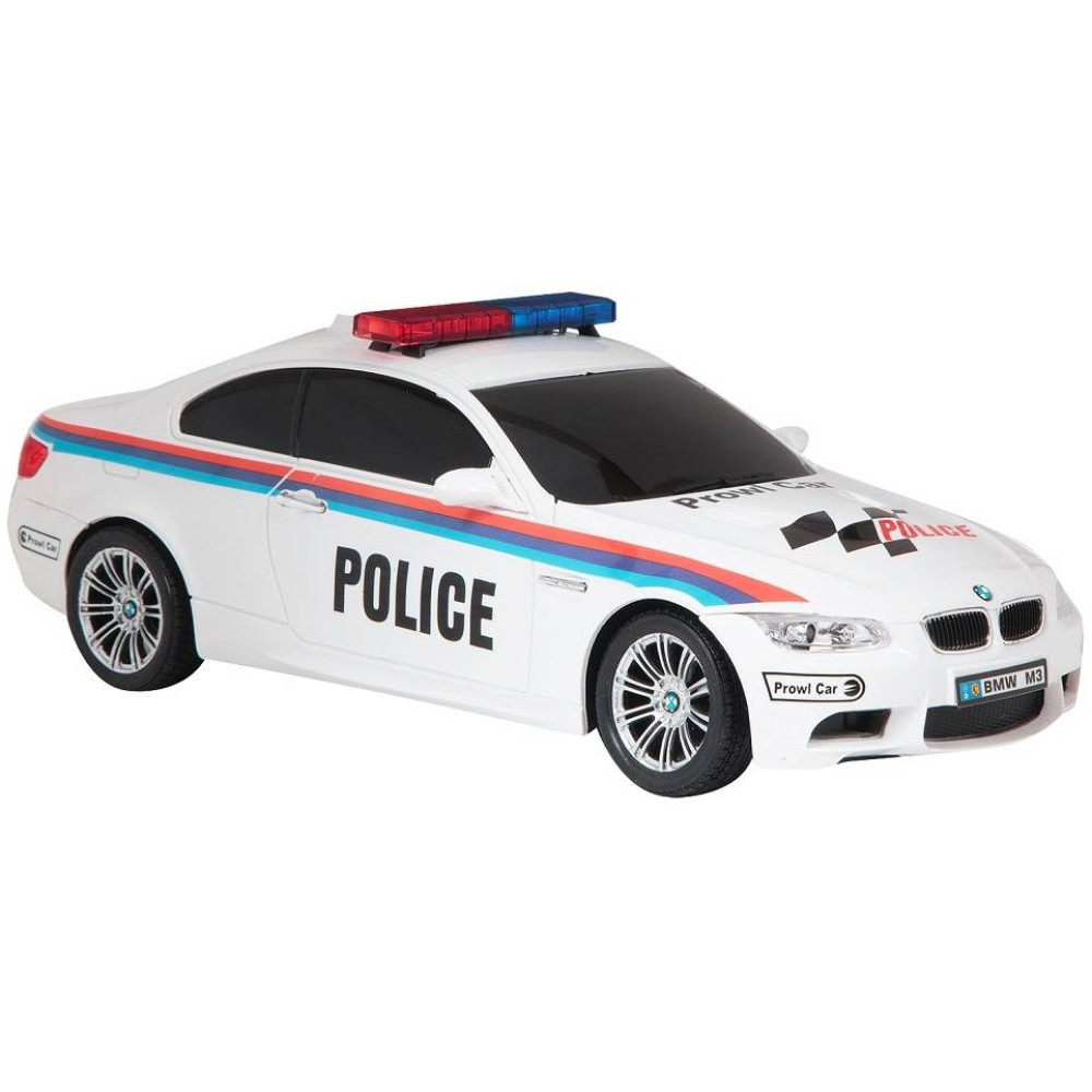 Радиоуправляемая машина GK Racer BMW M3 Coupe POLICE масштаб 1:18 - 866-1803PB-WHITE
