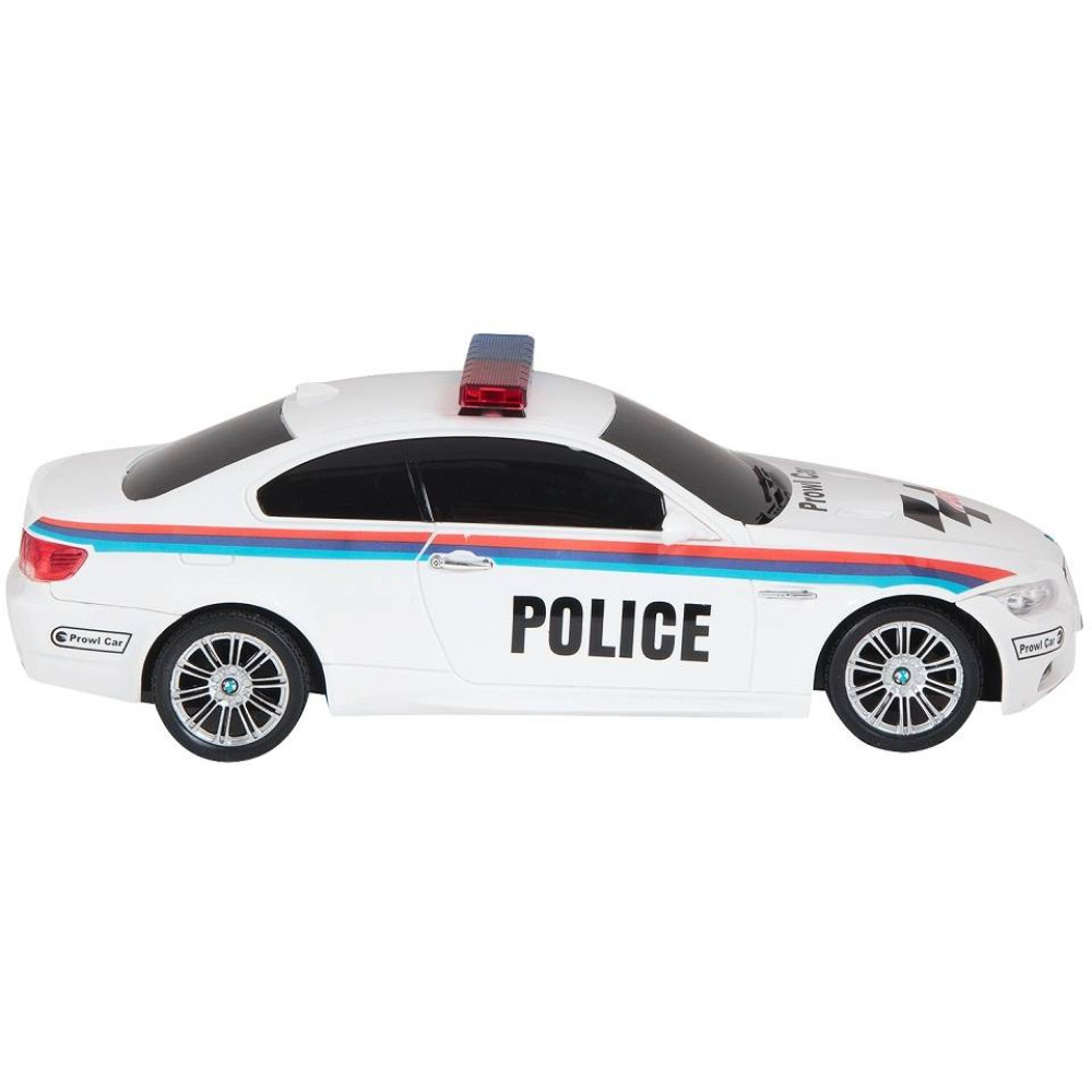 Радиоуправляемая машина GK Racer BMW M3 Coupe POLICE масштаб 1:18 - 866-1803PB-WHITE